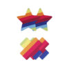 Pretty Pasties - Pride Cross & Star - Rainbow - 2 Pair - Imagen 2