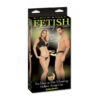 Fetish Fantasy Series - For Him Or Her Vibrating Hollow Strap-On - Glow In The Dark / Black