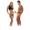 Fetish Fantasy Series - For Him Or Her Vibrating Hollow Strap-On - Glow In The Dark / Black - Imagen 2