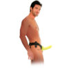 Fetish Fantasy Series - For Him Or Her Vibrating Hollow Strap-On - Glow In The Dark / Black - Imagen 3