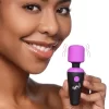 BG 10X VIBRATING MINI SILICONE WAND – PURPLE - Imagen 4