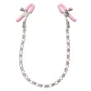 NIPPLE PLAY® CRYSTAL CHAIN NIPPLE CLAMPS – PINK - Imagen 2