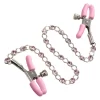 NIPPLE PLAY® CRYSTAL CHAIN NIPPLE CLAMPS – PINK - Imagen 5