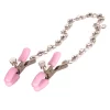 NIPPLE PLAY® CRYSTAL CHAIN NIPPLE CLAMPS – PINK - Imagen 4